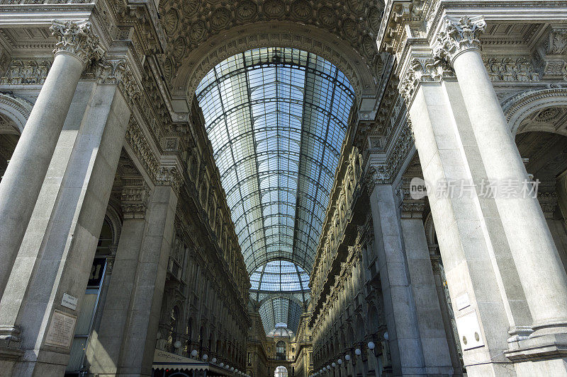 Vittorio Emanuele画廊在米兰